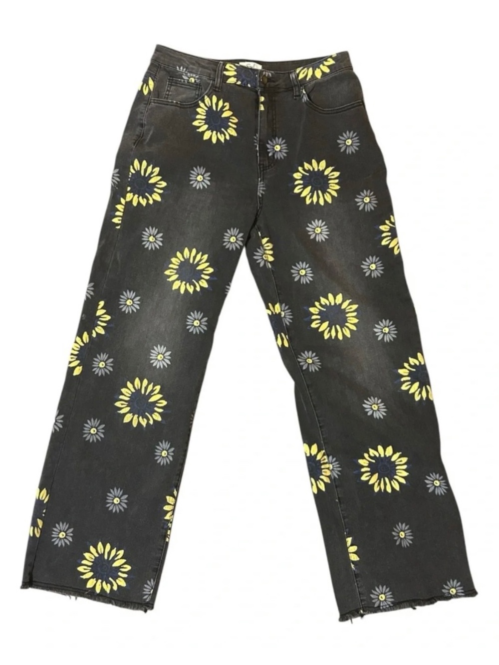 Easel Los Angeles Floral Jeans